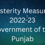 Download Austerity measures 2021-22 Punjab, Government of the Punjab , Finance Department