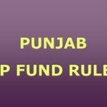 The Punjab Contributory Provident Fund CP Fund Rules 1978