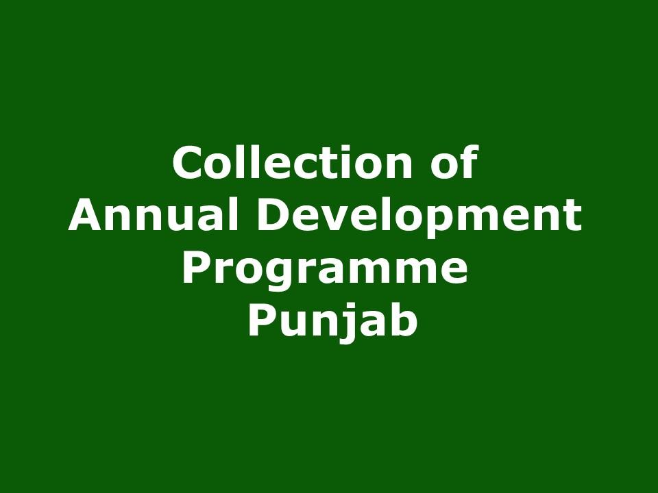 Annual Development Programme Punjab