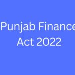 Notification of the Punjab Finance Act 2022 Download
