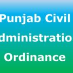 Punjab Civil Administration Ordinance 2016 (XX OF 2016)