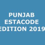 Estacode Edition 2019 Government of Punjab