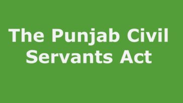 Punjab Civil Servants Act 1974 with Amendments