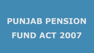Government of Punjab Pension Fund Act 2007