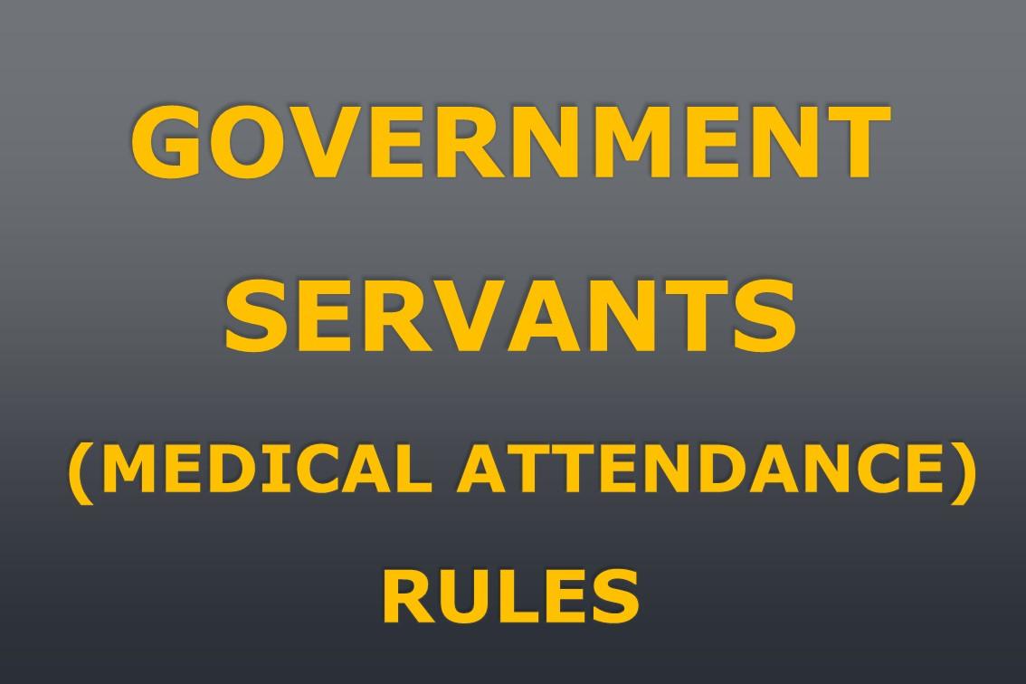 West Pakistan Government Servants Medical Attendance Rules1959