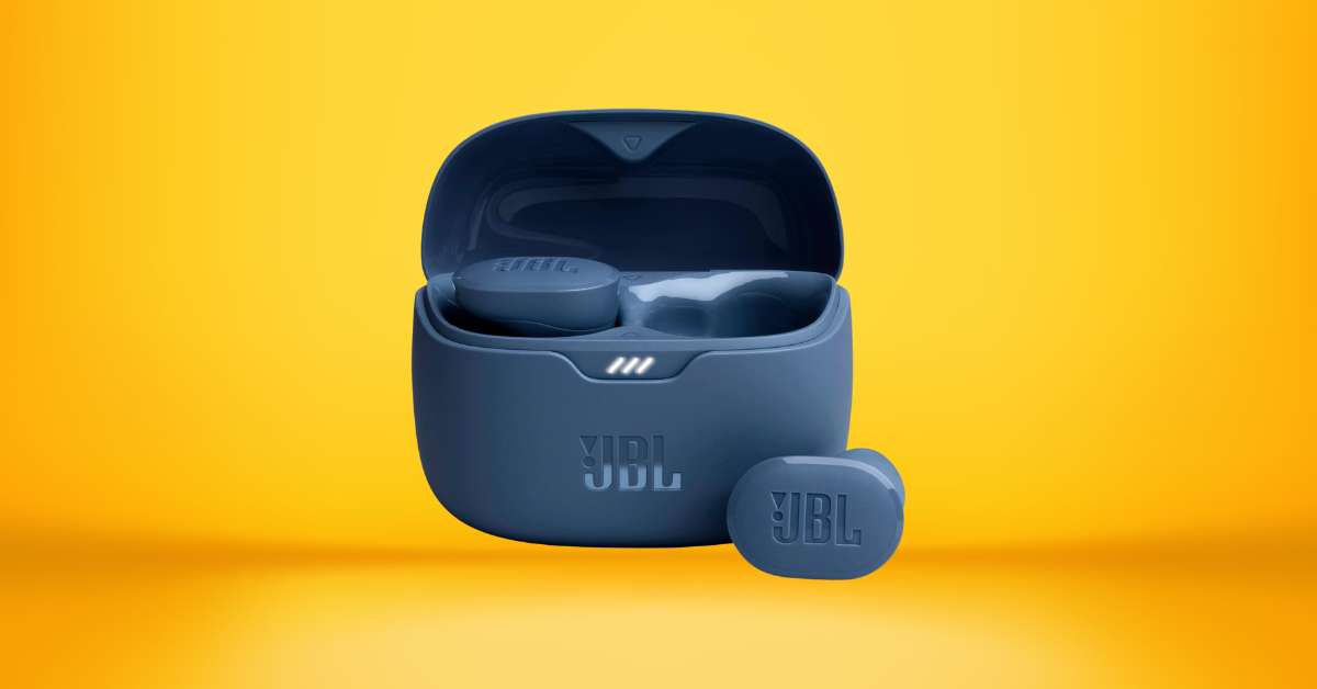 JBL Tune Buds - True Wireless Noise Cancelling Earbuds (Blue), Small